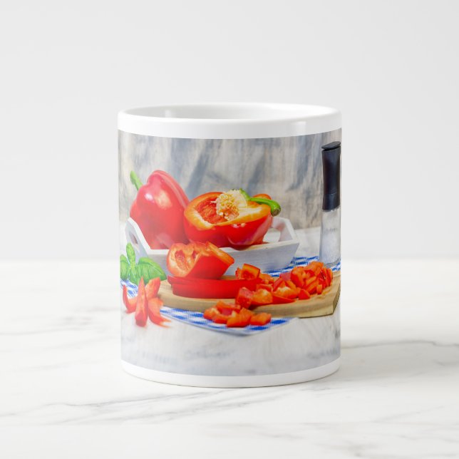 Caneca De Café Grande Doce pimenta ainda vive (Frente)