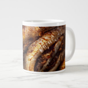 Caneca De Café Grande Doce - Strudel - Strudel de Amêndoa Abstrato