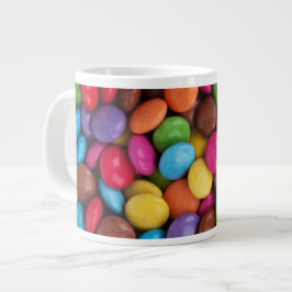 Caneca De Café Grande Doces Coloridos, Botões Doces, Doces, Comida