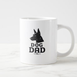 Caneca De Café Grande Dog Dad Gifts for Him – Funny & Custom Gea