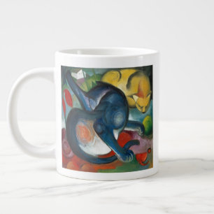 Caneca De Café Grande Dois Gatos, Franz Marc 1912