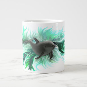Caneca De Café Grande Dolphin Baby
