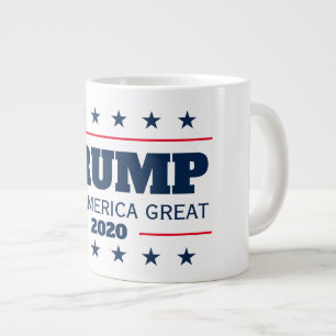 Caneca De Café Grande Donald Trump republicano Mantenha a América Grande