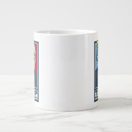 Caneca De Café Grande Donald Trump Vamos Supercomb