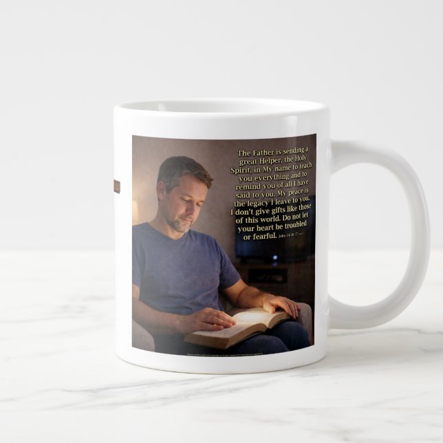 Caneca De Café Grande Don't be troubled (Direita)