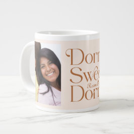 Caneca De Café Grande Dorm Sweet Dorm Two Photo Terracotta