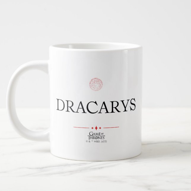 Caneca De Café Grande Dracarys (Esquerda)