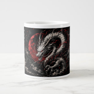 Caneca De Café Grande Dragão da Lua de Sangue