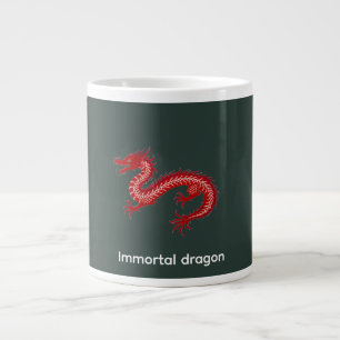 Caneca De Café Grande Dragão Imortal