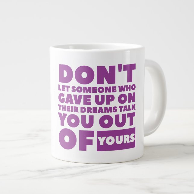 Caneca De Café Grande Dream Jumbo Mug (Frente Esquerda)
