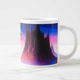 Caneca De Café Grande Dream World Oil Painting