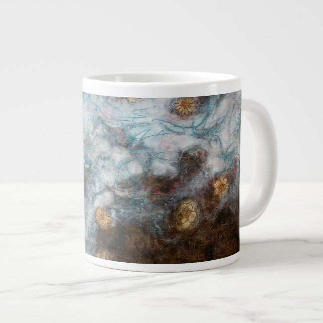 Caneca De Café Grande Drifting in the Aether (Frente Esquerda)