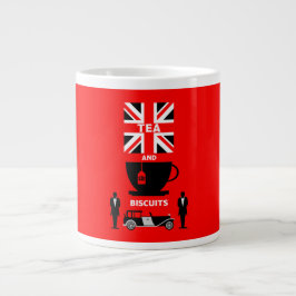 Caneca De Café Grande Drinkers Clássicos de Chá Britânicos