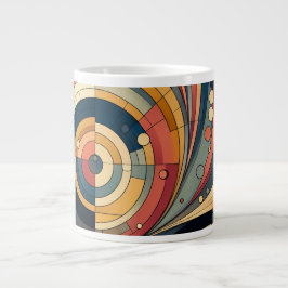 Caneca De Café Grande Duality Bauhaus Style Specialty Mug