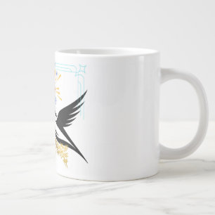 Caneca De Café Grande Duas Aves Majestosas