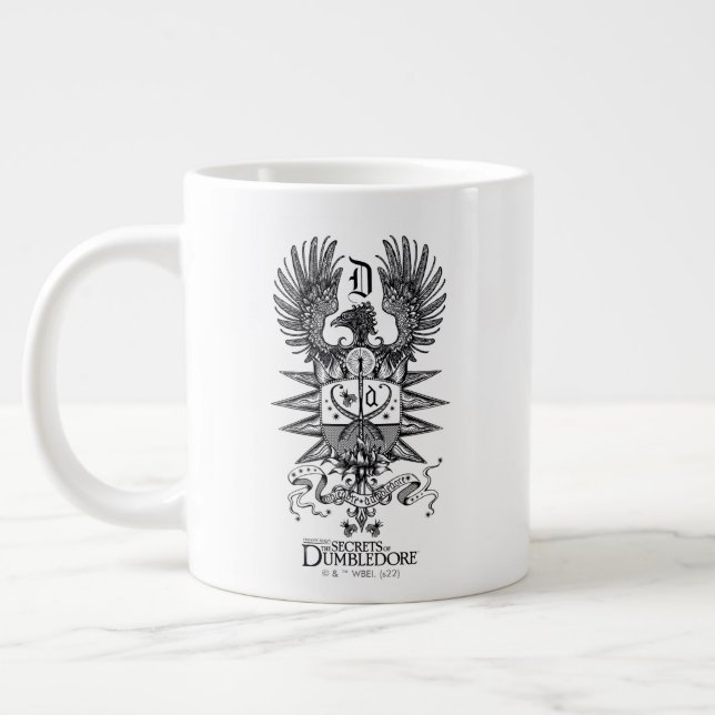 Caneca De Café Grande Dumbledore's Crest (Esquerda)