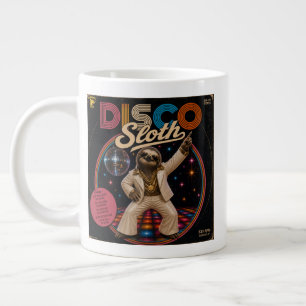 Caneca De Café Grande Duo de Preguiça Disco