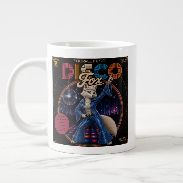 Caneca De Café Grande Duo Disco Fox (Esquerda)