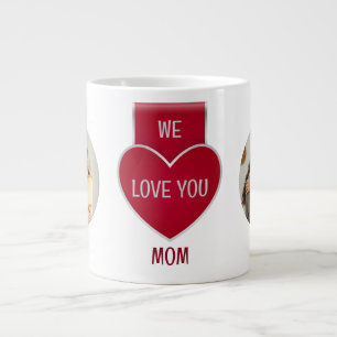 Caneca De Café Grande Duo, Nós Te Amo Mamãe Jumbo Mug