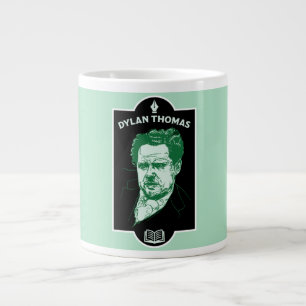 Caneca De Café Grande Dylan Thomas Welsh Poet
