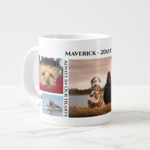 Caneca De Café Grande DYY 5 foto colagem de animais de estimação perda d