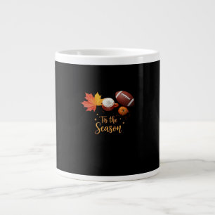 Caneca De Café Grande É a Temporada Design Retro de Halloween