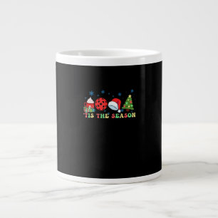 Caneca De Café Grande É a Temporada do Pickleball Iii Estética Moderna