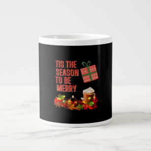 Caneca De Café Grande É a Temporada para uma Estética Alegre Única