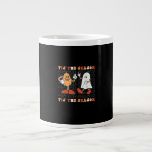 Caneca De Café Grande É a Temporada Pumpkin Boo Fantasia de Halloween an