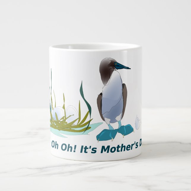 Caneca De Café Grande É Dia das Mães (Frente)