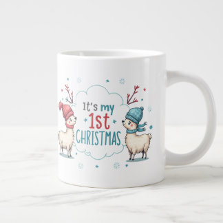 Caneca De Café Grande É o meu 1º Natal