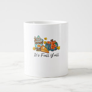 Caneca De Café Grande É o Pumpkin Spice Leopard Pumpkin Pie