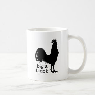 Caneca De Café Grande e Preto