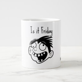 Caneca De Café Grande É sexta-feira 