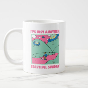 Caneca De Café Grande É só mais um belo domingo