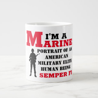 CANECA DE CAFÉ GRANDE É UMA COISA DE FUZILEIRO NAVAL