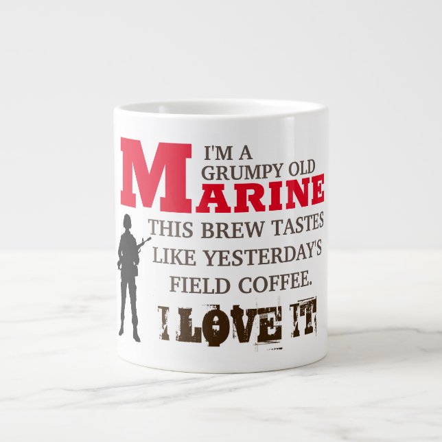 CANECA DE CAFÉ GRANDE É UMA COISA MARINHA (Frente)