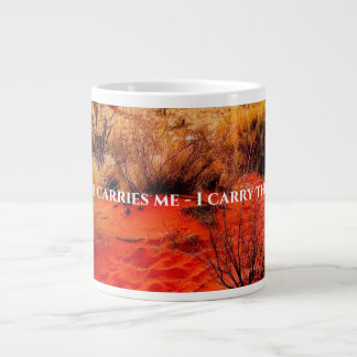 Caneca De Café Grande Earth Element Mug - Earth Carries Me