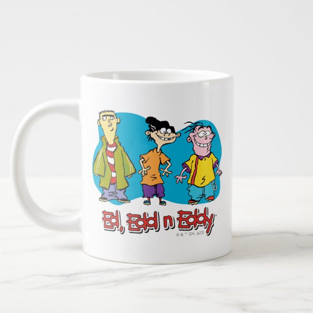 Caneca De Café Grande Ed, Edd, n Eddy Smiling (Esquerda)