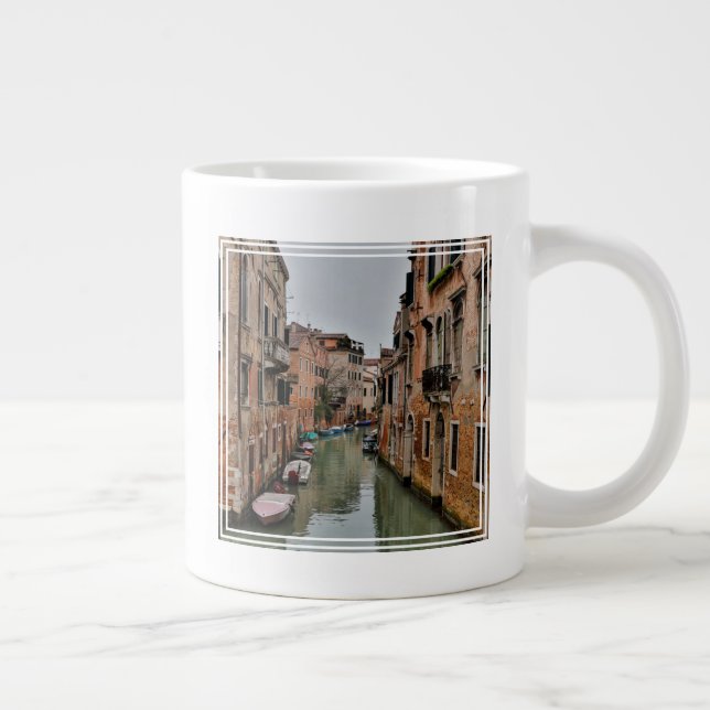 Caneca De Café Grande Edifícios ao longo dos canais de Veneza (Direita)