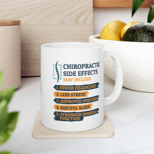 Caneca De Café Grande Efeitos Secundários Quiropráticos Chiropractor Eng