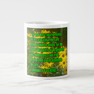 Caneca De Café Grande Efésios 5:8-10 WEBU Mug