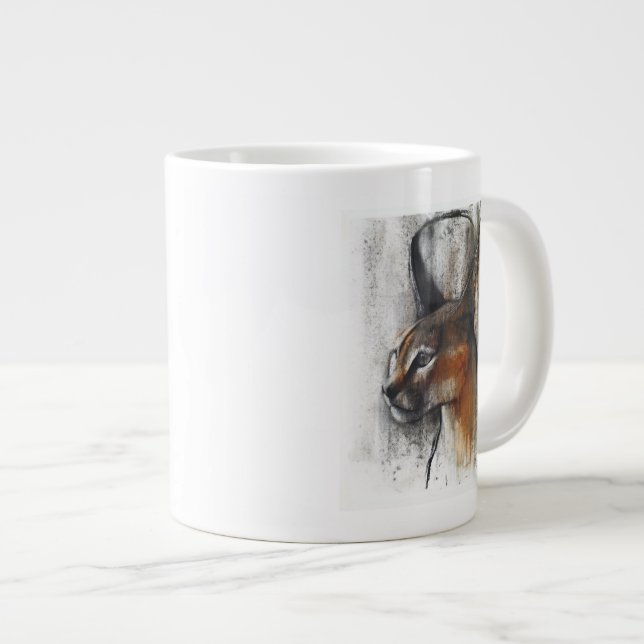 Caneca De Café Grande Egípcio (Frente Esquerda)