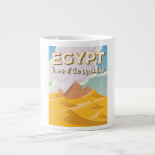 Caneca De Café Grande Egito - Lar das Pirâmides impressão de cartaz de v