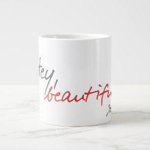 Caneca De Café Grande "Ei, lindo" Joe Covelli cita Mug