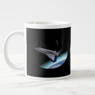 Caneca De Café Grande El Al Maslool Space Shuttle