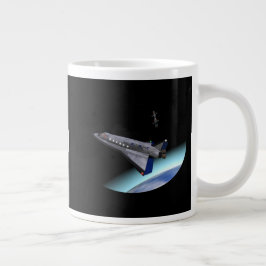 Caneca De Café Grande El Al Maslool Space Shuttle