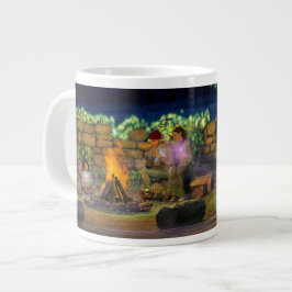 Caneca De Café Grande "Ela se sentiu conectada."Mug De Café