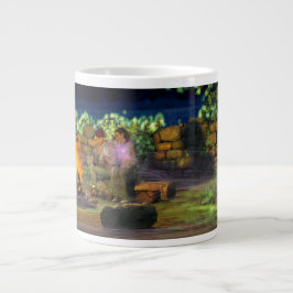 Caneca De Café Grande "Ela se sentiu conectada."Mug De Café