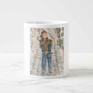 Caneca De Café Grande Ele não é pesado, é meu irmão.